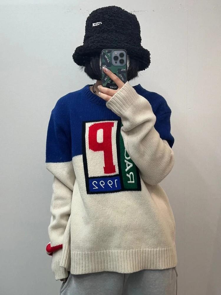 라지 폴로 랄프로렌 울 P 레이싱 1992 스웨터 2