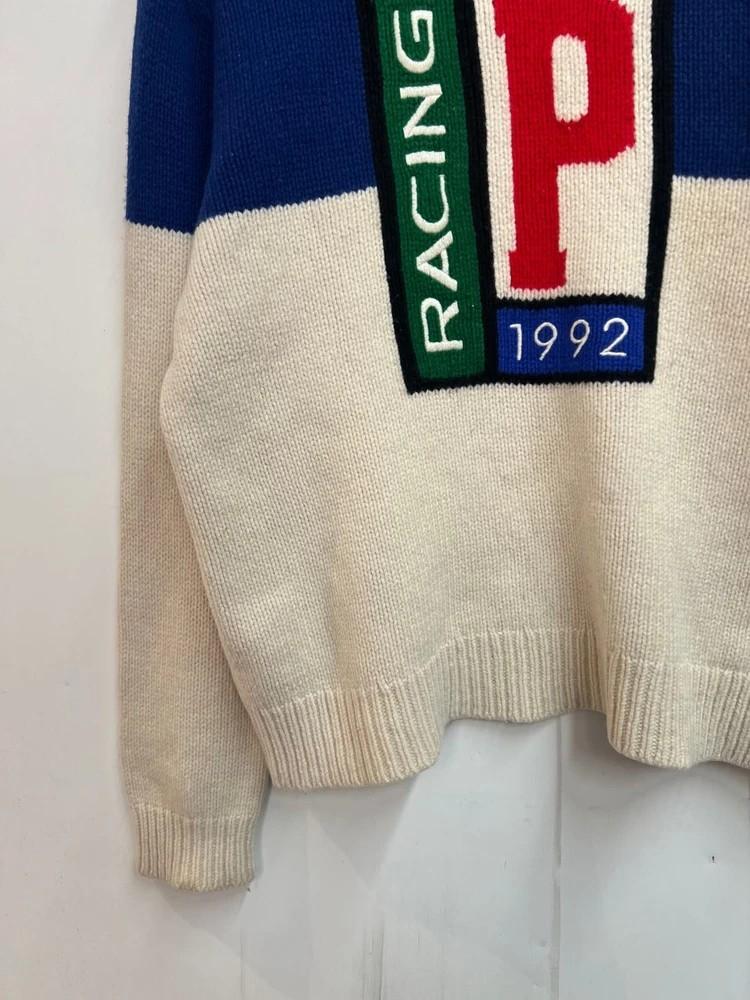 라지 폴로 랄프로렌 울 P 레이싱 1992 스웨터 4