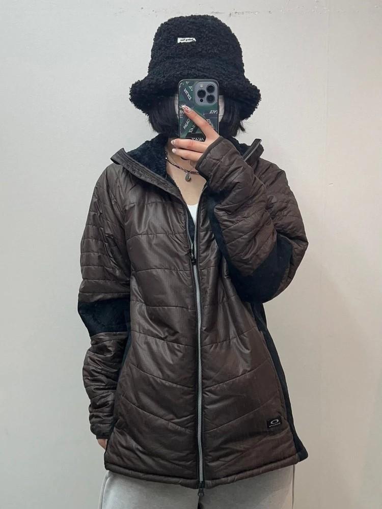 XL 오클리 기능성 핏 나일론 자켓 브라운 2