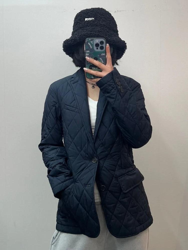 XS 폴로 랄프 로렌 네이비 퀼팅 블레이저 자켓 2