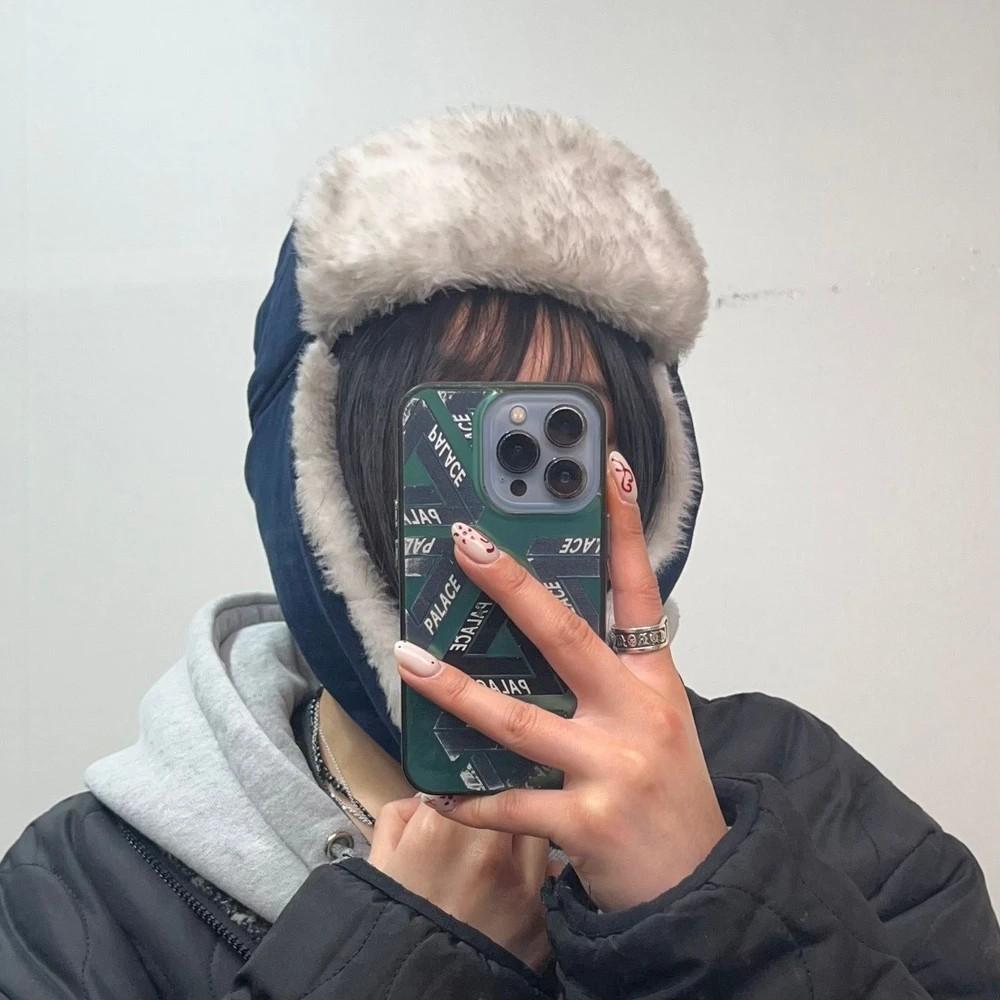 OS 빈티지 겨울용 트루퍼 햇 군밤모자 네이비 2