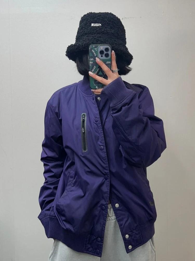 XL 봄 나이키 스포츠웨어 빈티지 블루종 자켓 퍼플 2