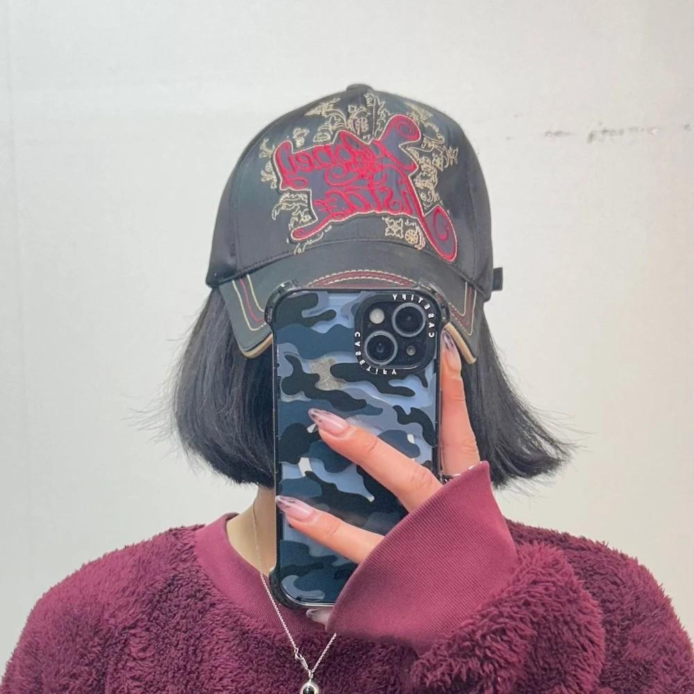 프리 mf 올드스쿨 y2k 자수 볼캡 모자 2