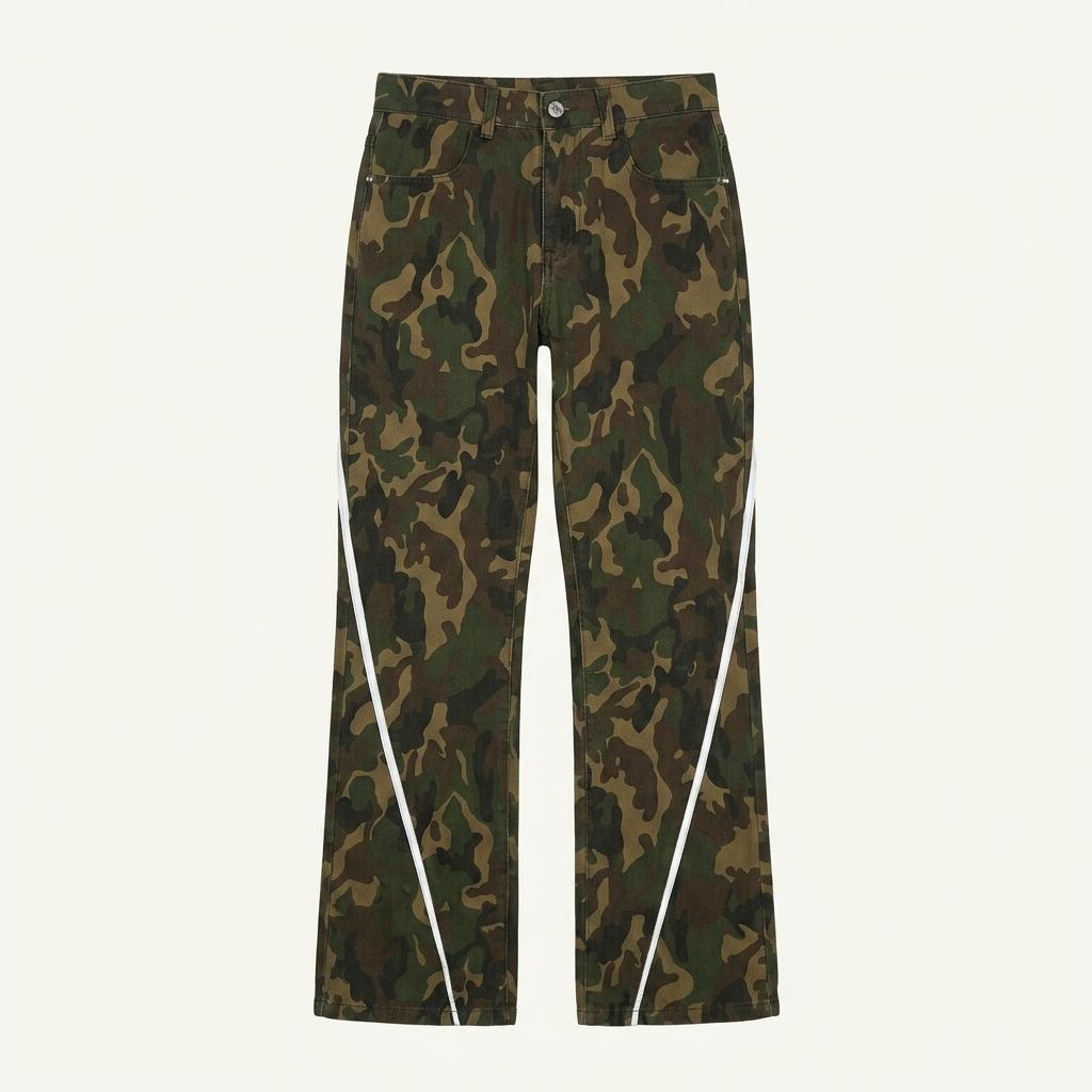 미디움 카모 AAH Killer Camo Flared Pants 1