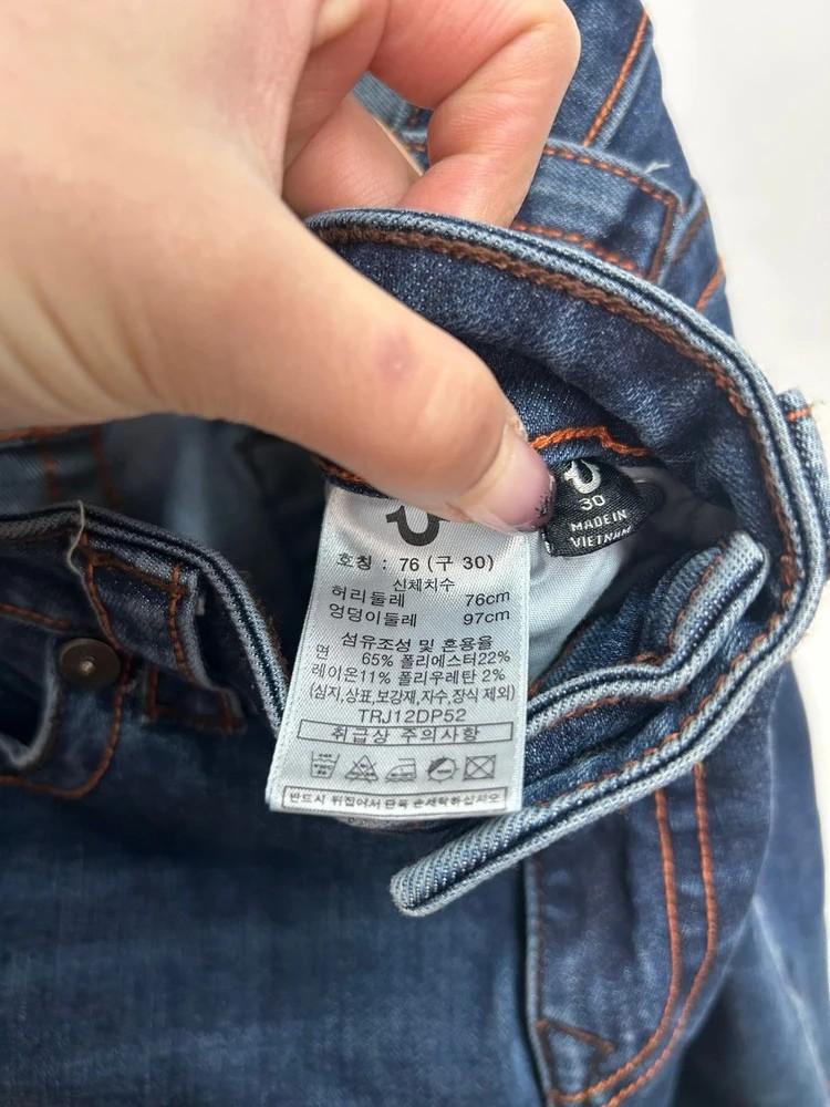 30 트루릴리젼 부츠컷 데님 팬츠 청바지 진청 8