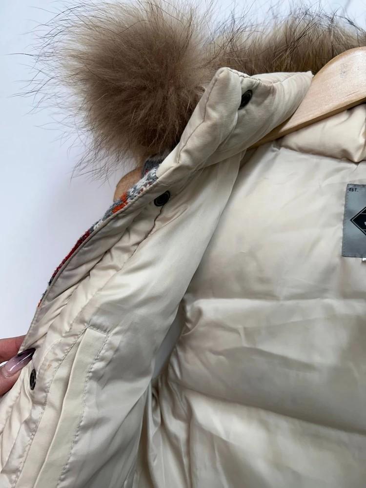스몰 지프 오리털 덕다운 빈티지 패딩 조끼 아이보리 11