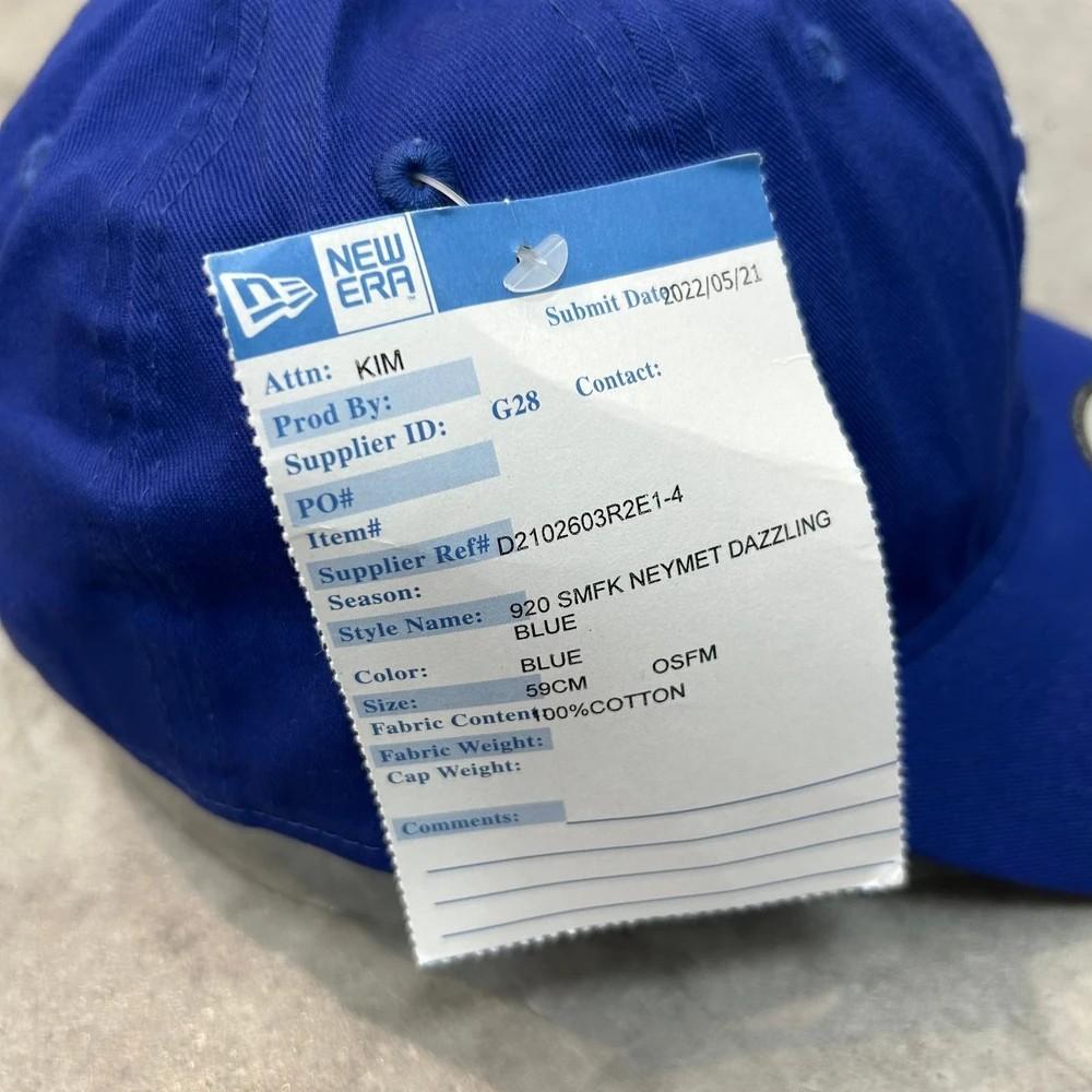 OS 새상품 뉴에라 x SMFK x MLB 메츠 야구 모자 블루 5