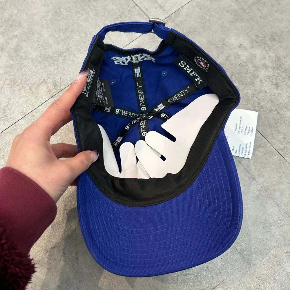 OS 새상품 뉴에라 x SMFK x MLB 메츠 야구 모자 블루 8