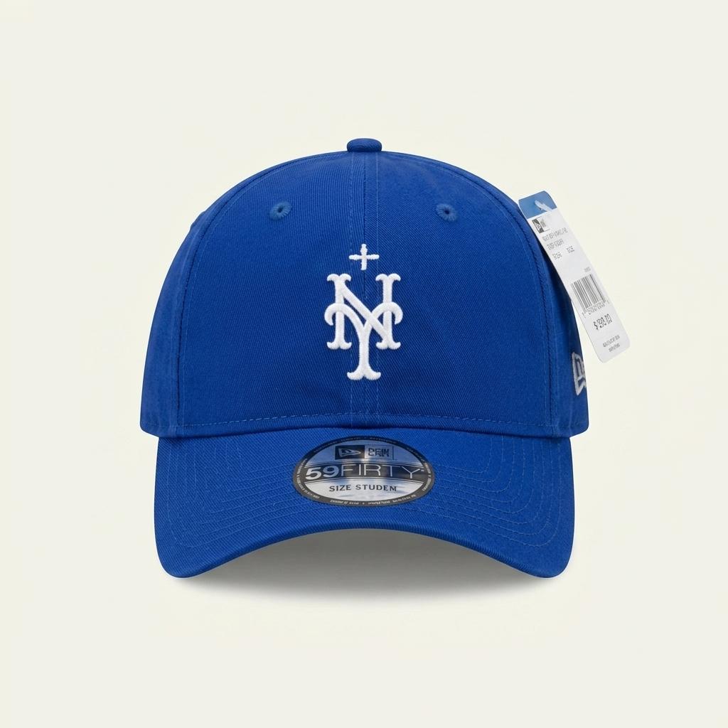 OS 새상품 뉴에라 x SMFK x MLB 메츠 야구 모자 블루 1