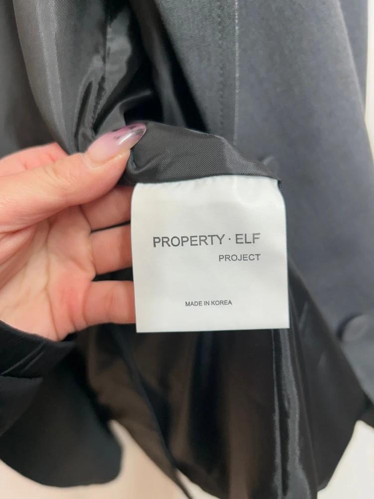 프리 PROPERTY ELF 블레이저 자켓 그레이 9