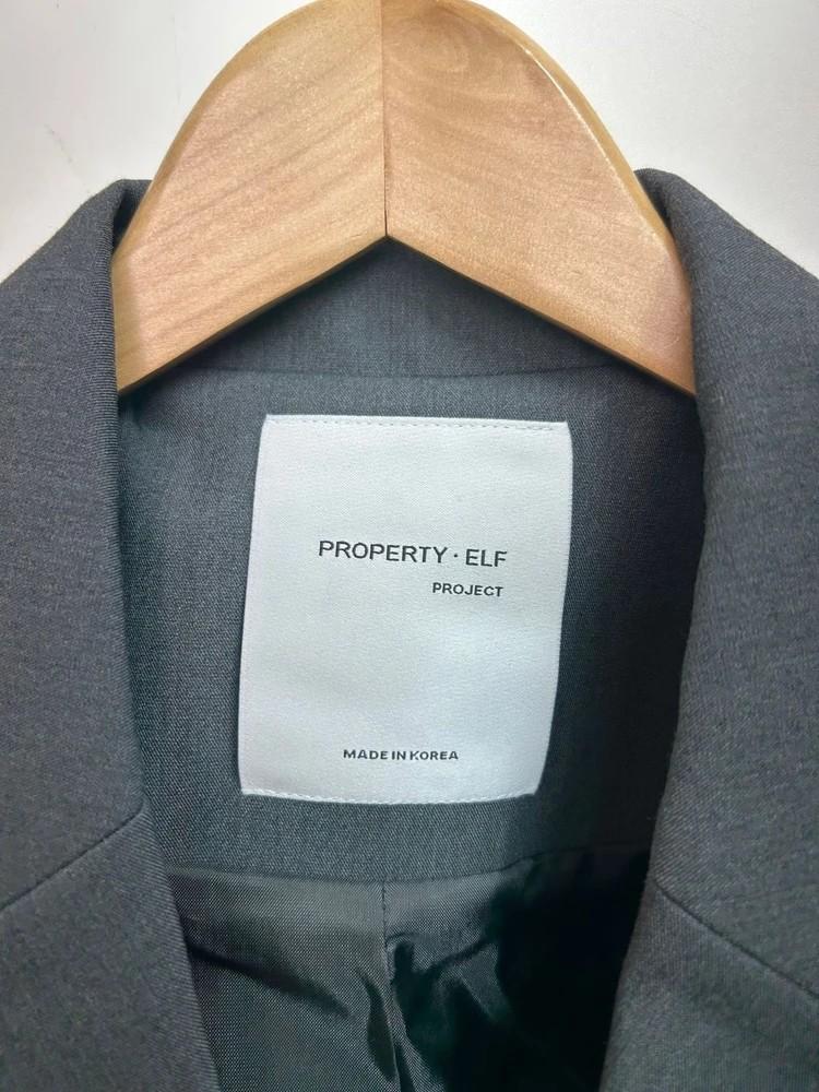 프리 PROPERTY ELF 블레이저 자켓 그레이 7
