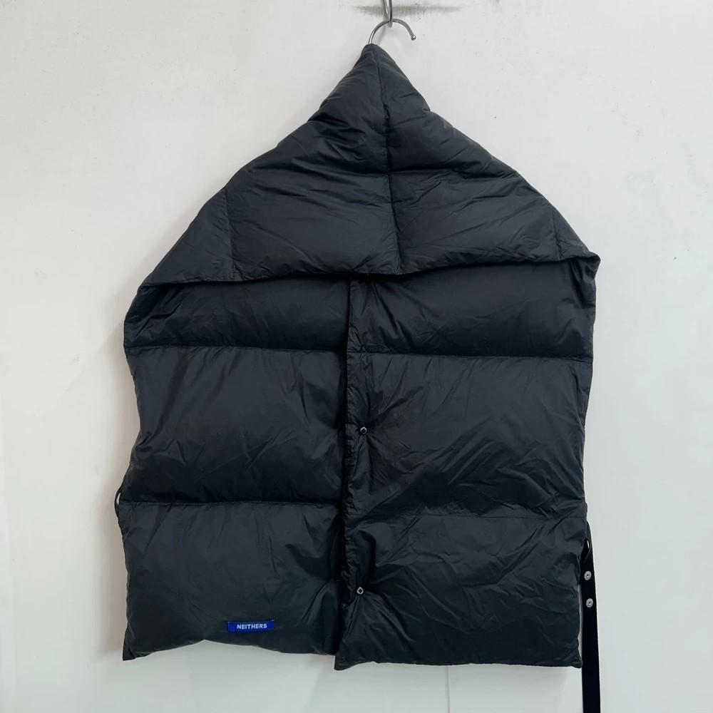 0 네이더스 패딩 머플러 구스다운 블랙 8