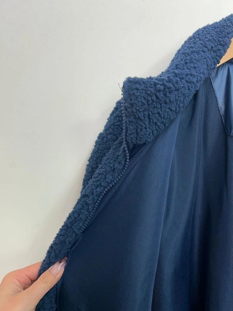 2XL 아디다스 골프 네이비 쉐르파 플리스 후리스 자켓 8