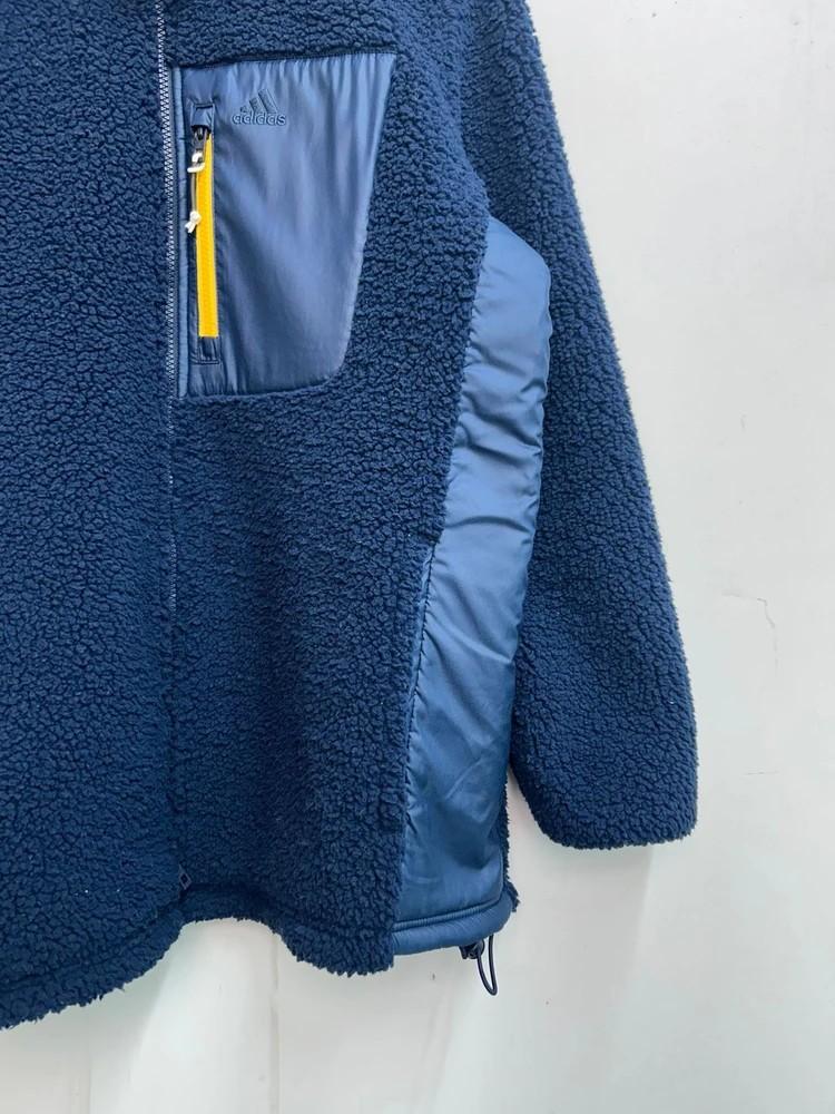 2XL 아디다스 골프 네이비 쉐르파 플리스 후리스 자켓 5