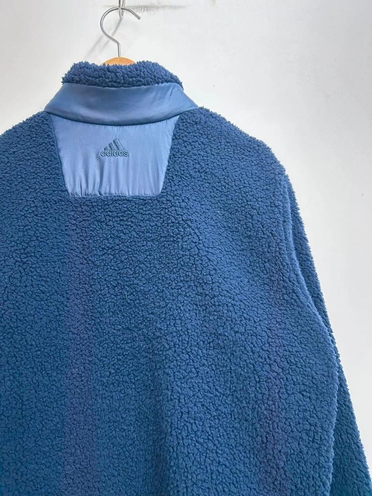 2XL 아디다스 골프 네이비 쉐르파 플리스 후리스 자켓 3