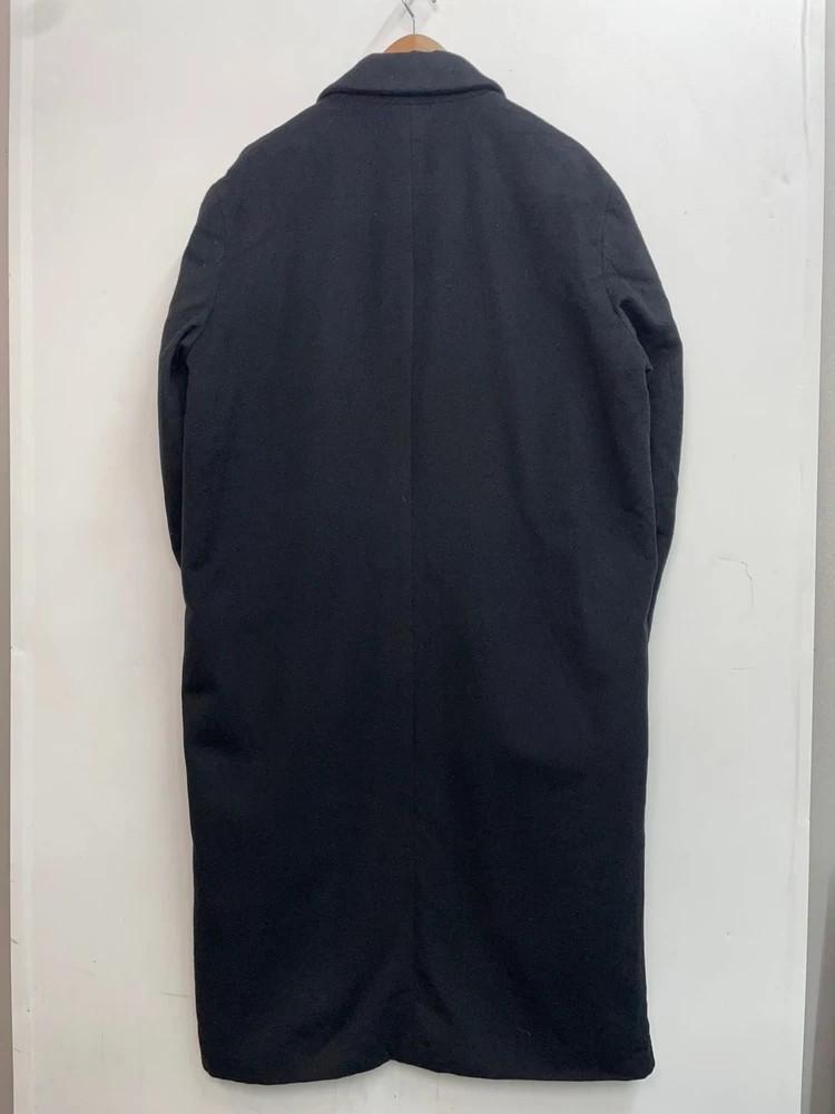 라지 인사일런스 울 캐시미어 롱 코트 자켓 블랙 11