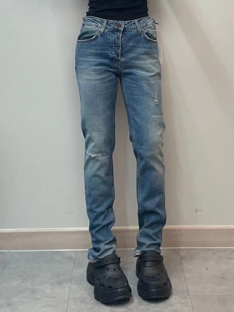 30 새상품 하이쿠레 데미지 워싱 슬림핏 청바지 팬츠 2
