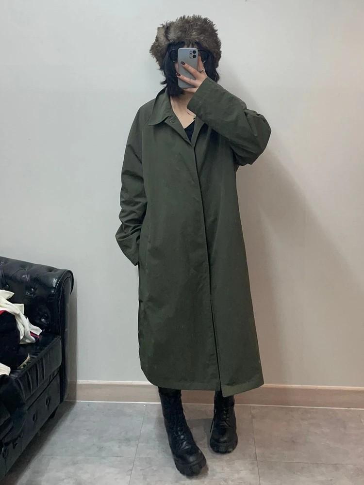 유니폼브릿지 싱글 오버핏 발마칸 코트 2