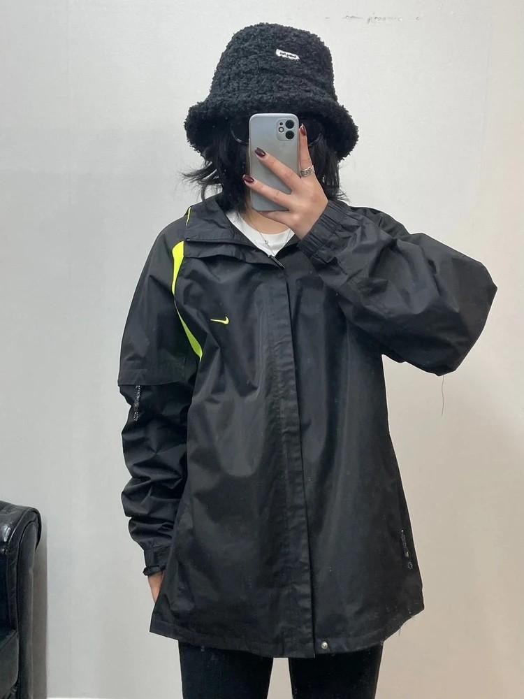 XL 90s 나이키 올드스쿨 acg 윈드러너 바람막이 자켓 블랙 2