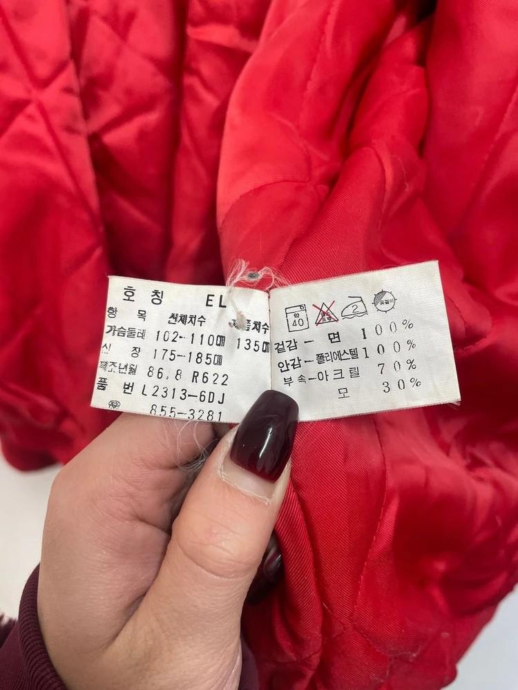 라지 라코스테 올드스쿨 블루종 자켓 레드 9