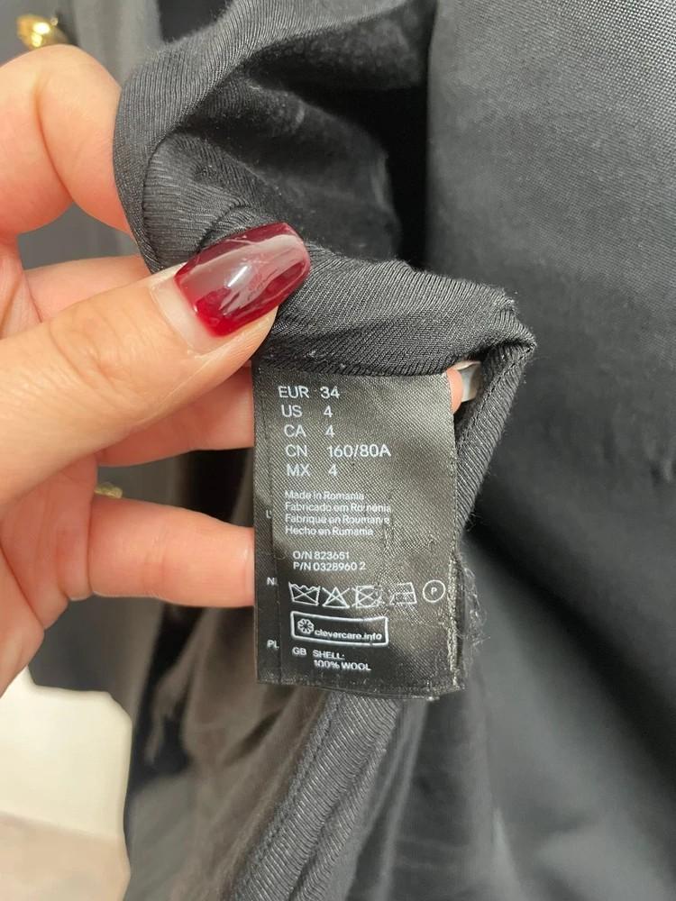 발망 h&M 콜라보 금장 더블 블레이저 마이 9