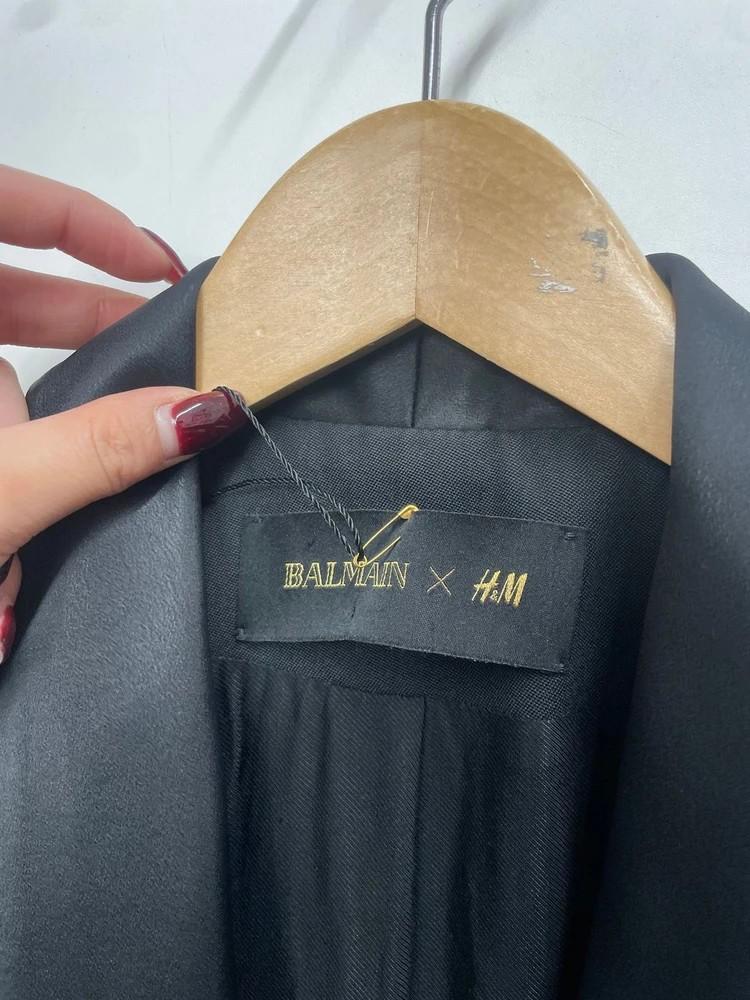 발망 h&M 콜라보 금장 더블 블레이저 마이 7