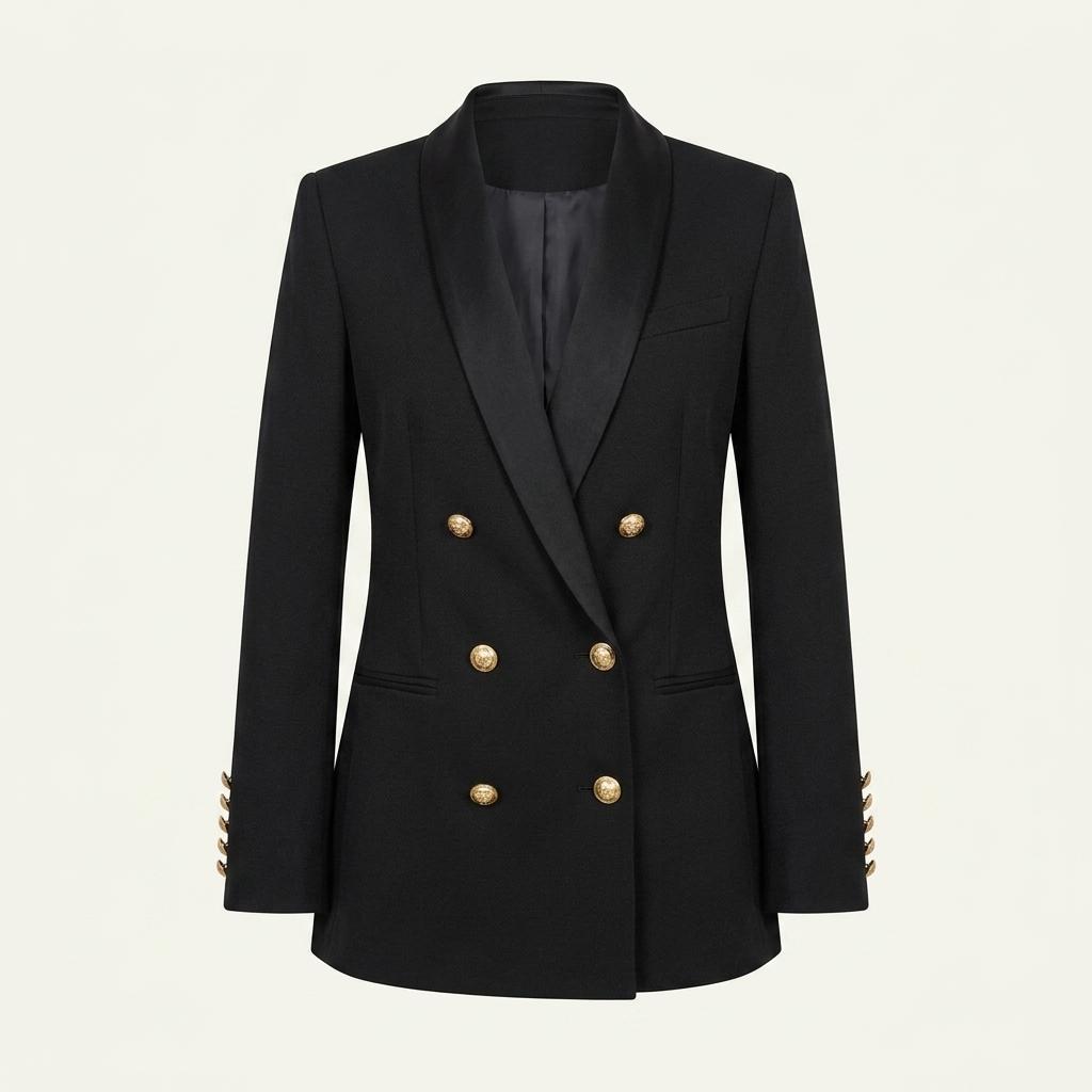 발망 h&M 콜라보 금장 더블 블레이저 마이 1