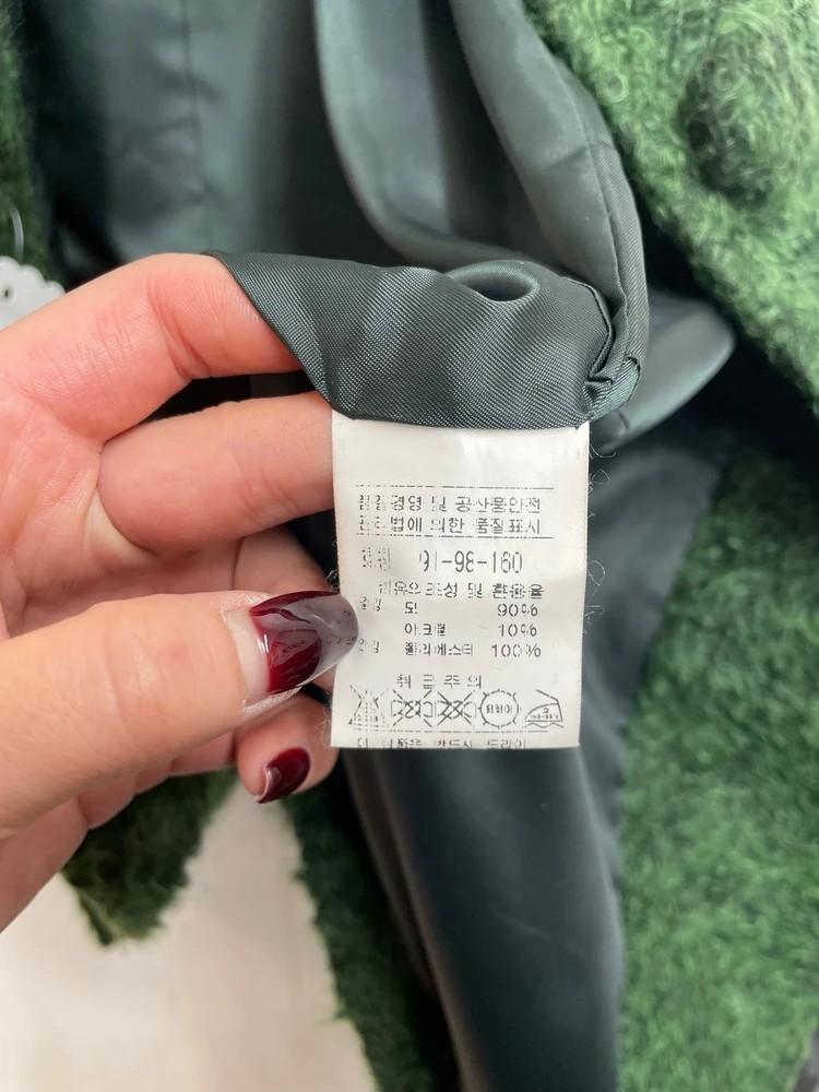 오은환 부티크 여성 모 아크릴 코트 그린 9