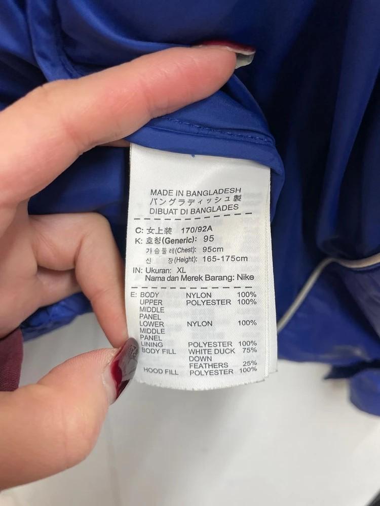 XL 나이키 올드스쿨 투톤로고 스우시 패딩 다운점퍼 10