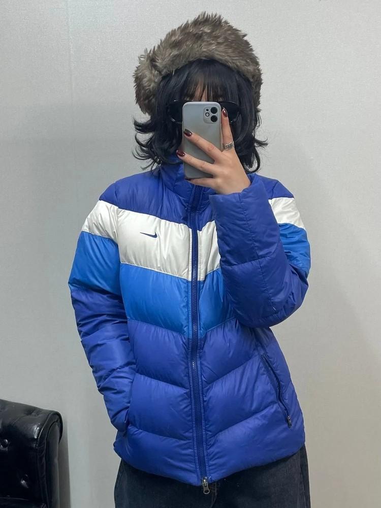 XL 나이키 올드스쿨 투톤로고 스우시 패딩 다운점퍼 2