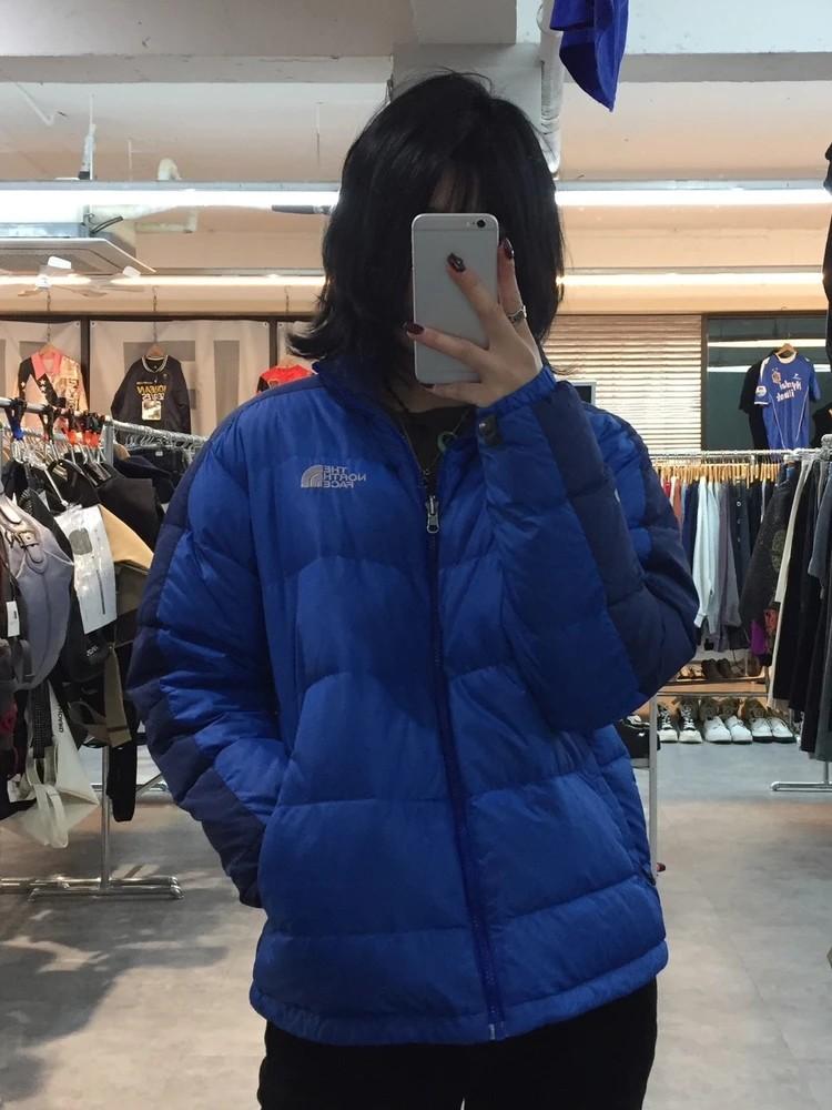 95 노스페이스 600 블루 구스다운 패딩 점퍼 2