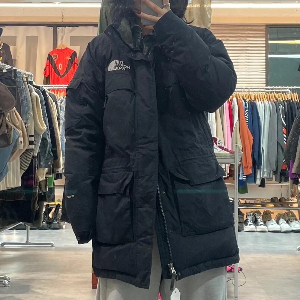 스몰 노스페이스 블랙 구스다운 패딩 점퍼 블랙 2