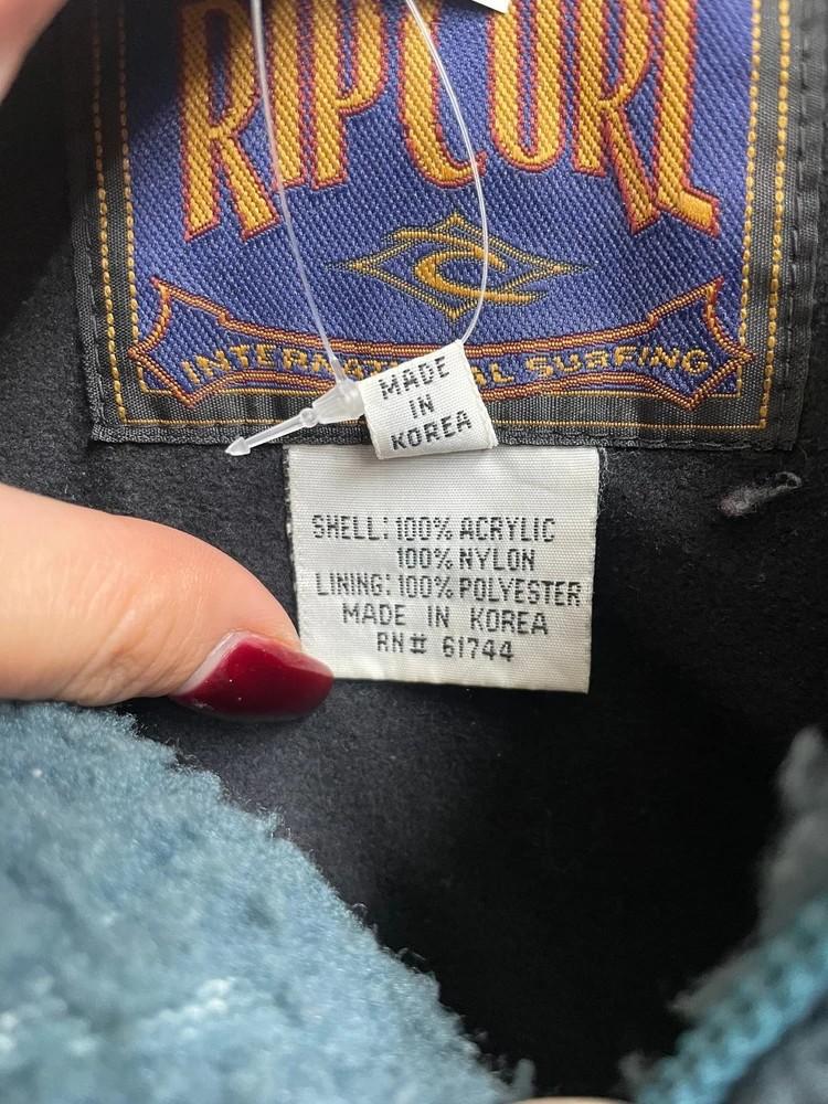 라지 90s Rip Curl 오버핏 플리스 후리스 3