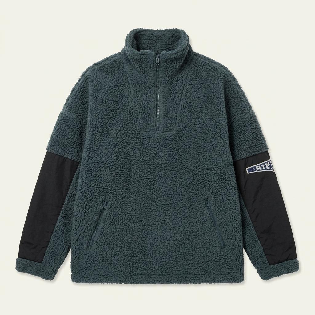 라지 90s Rip Curl 오버핏 플리스 후리스 1