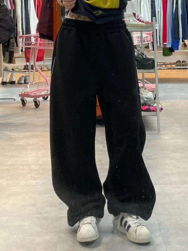 L 51퍼센트 사이드 라인 조거 팬츠 블랙 2