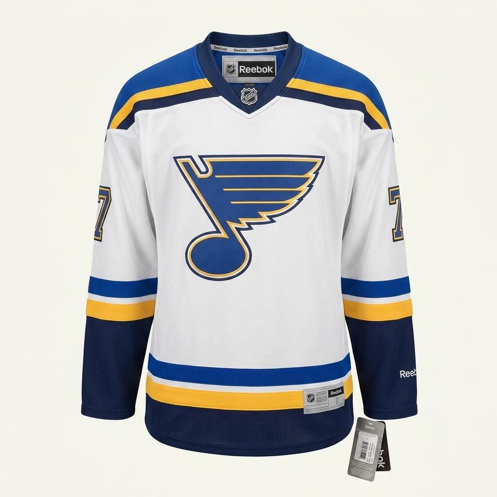 미디움 새상품 리복 NHL 세인트루이스 블루스 유니폼 져지 1