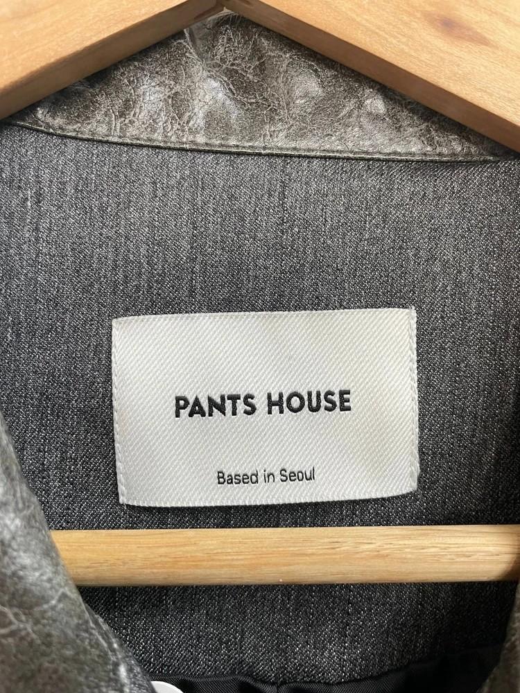 프리 PANTS HOUSE 스퀘어 가죽 포켓 크롭 자켓 6