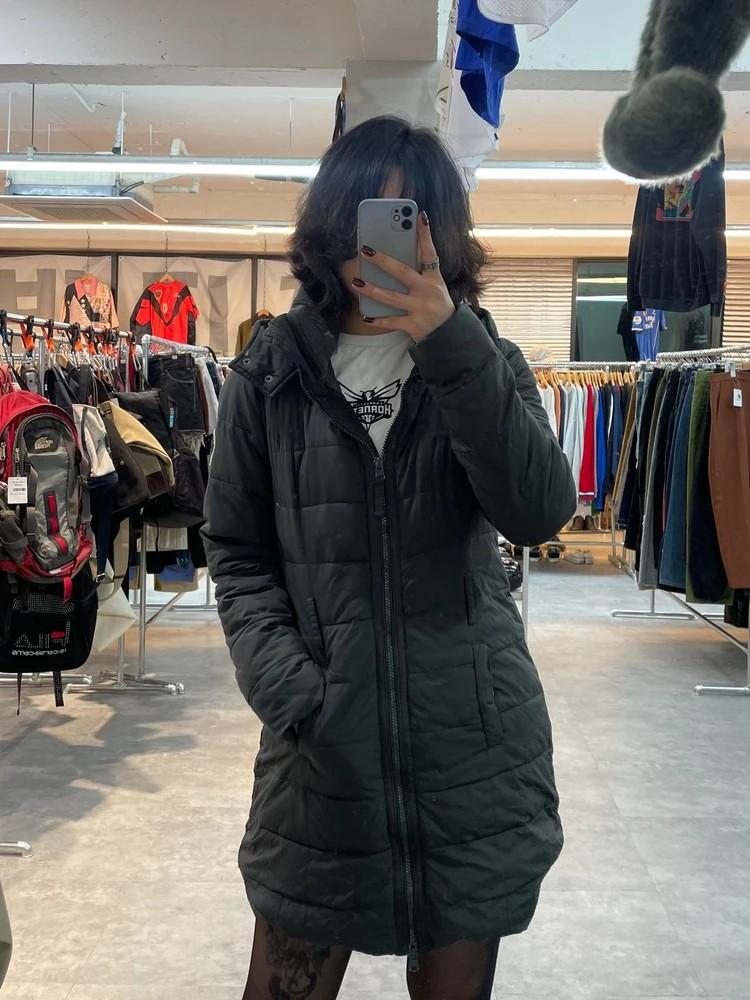스몰 아베크롬비 앤 피치 여자 다운 롱 패딩 2