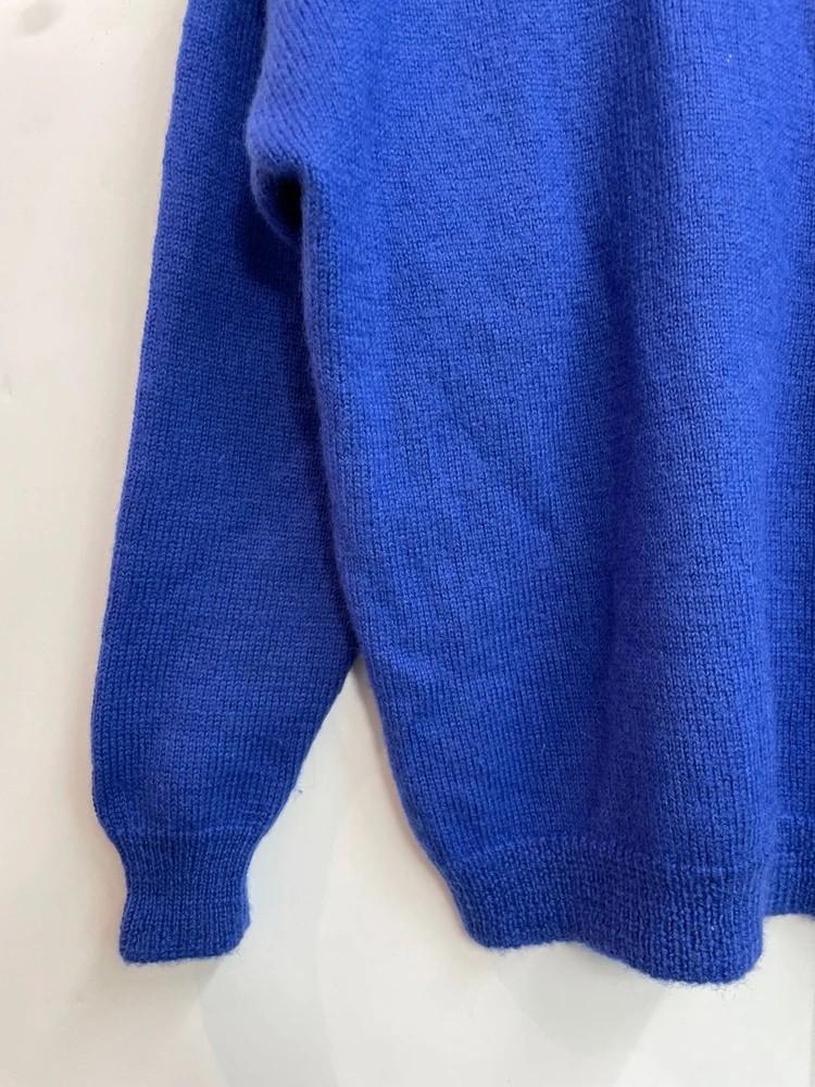 프리 90s KAPAI CRAFTS 크롭 니트 블루 11