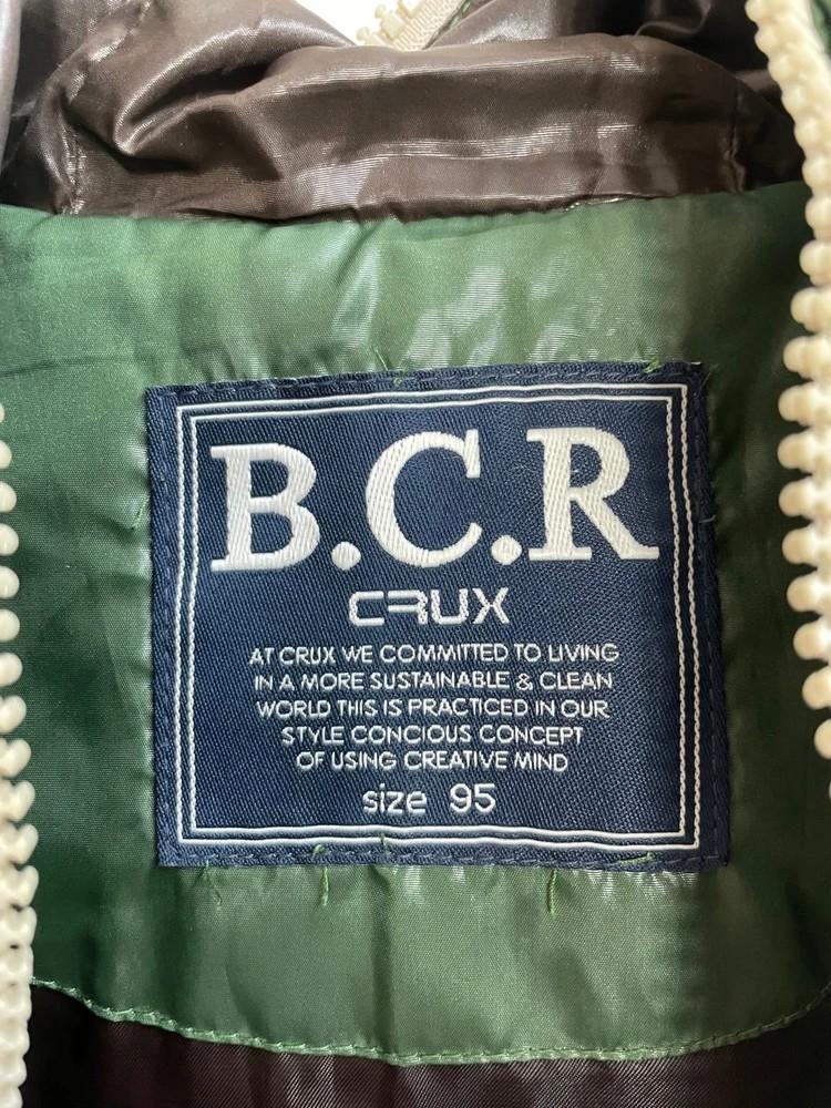 95 B.C.R. CRUX 빈티지 풀집업 패딩 조끼 그린 6
