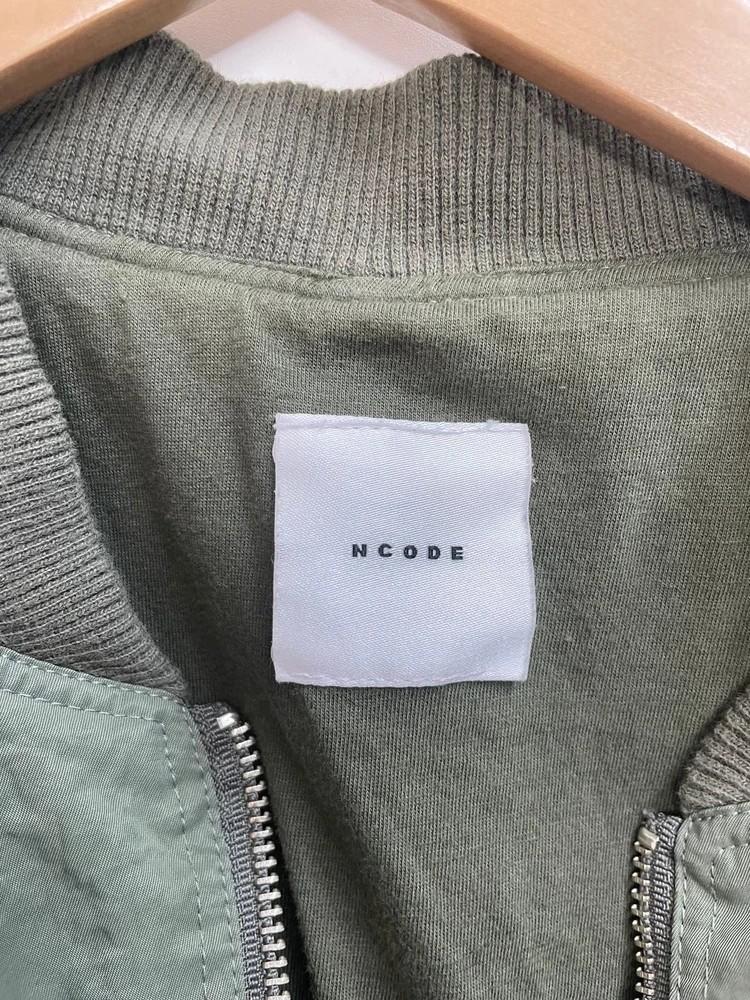 프리 여자 NCODE 레터링 항공점퍼 카키 7