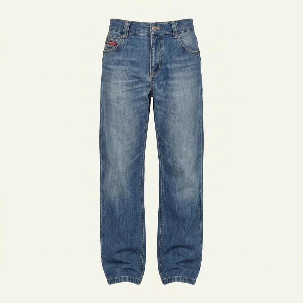 30 FUBU 디테일 스트링 데님 팬츠 1