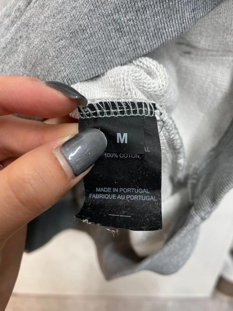 미디움 베트멍 그레이 바코드 로고 오버핏 남성 후드티 11