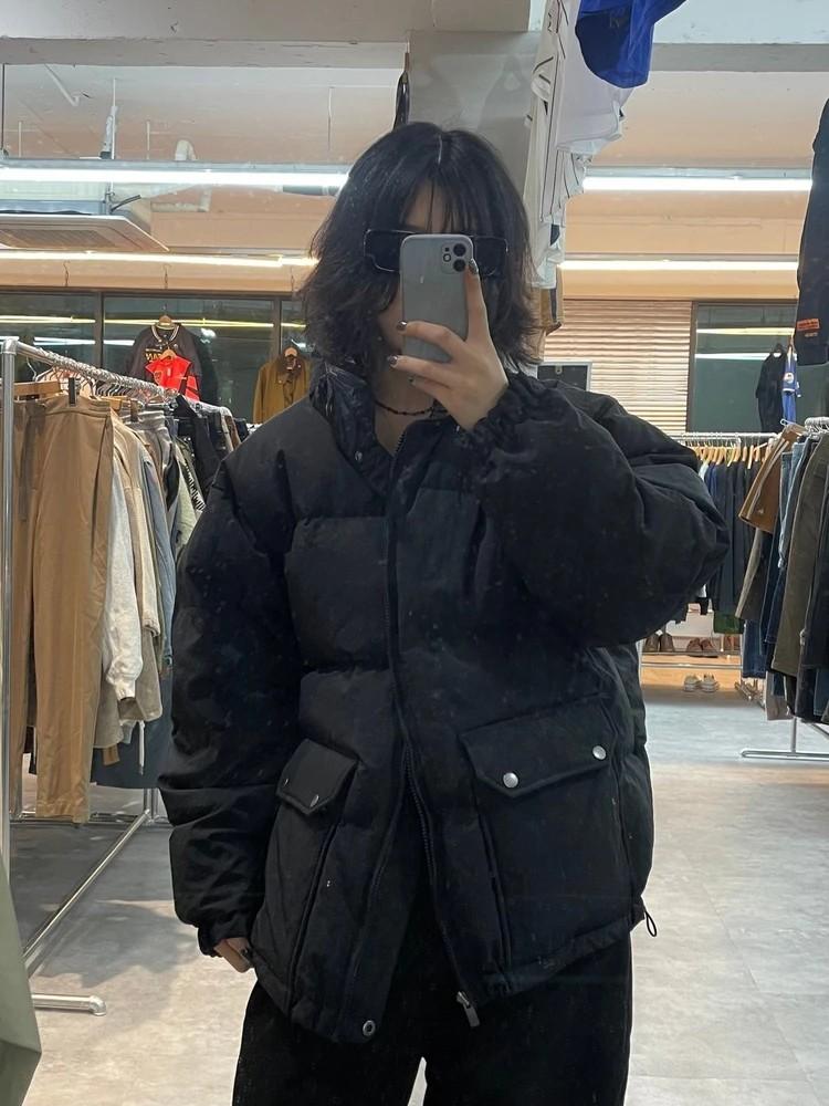 파사드패턴 빈티지 리버시블 구스 다운 패딩 2