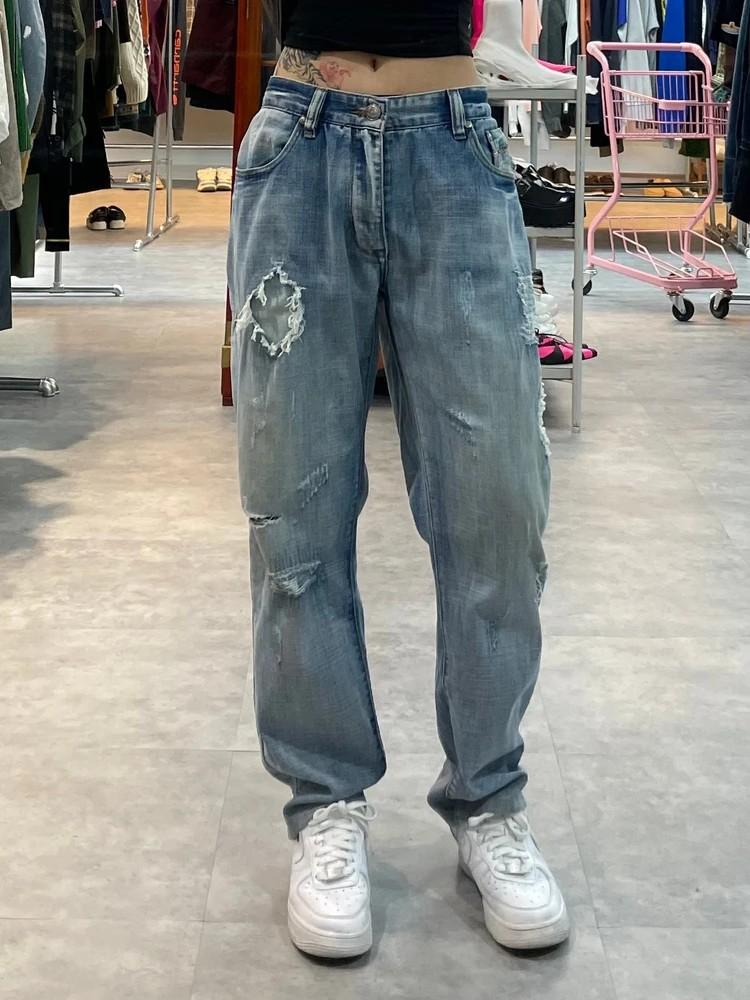 34 Diesel 빈티지 올드 워싱 데님 청바지 팬츠 2