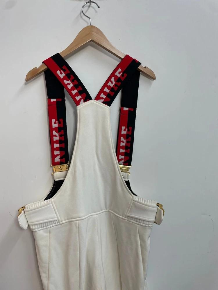 90s 라지 나이키 보드 바지 스키 바지 화이트 3