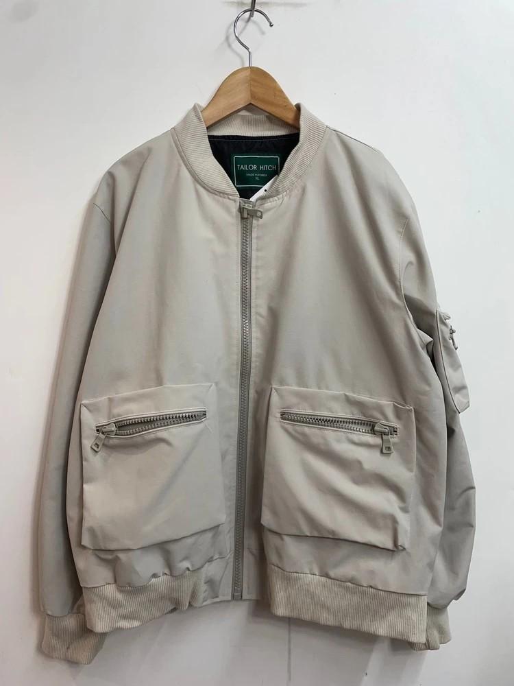 XL 테일러 히치 TAILOR HITCH 포켓 카고 항공 점퍼 아이보리 4