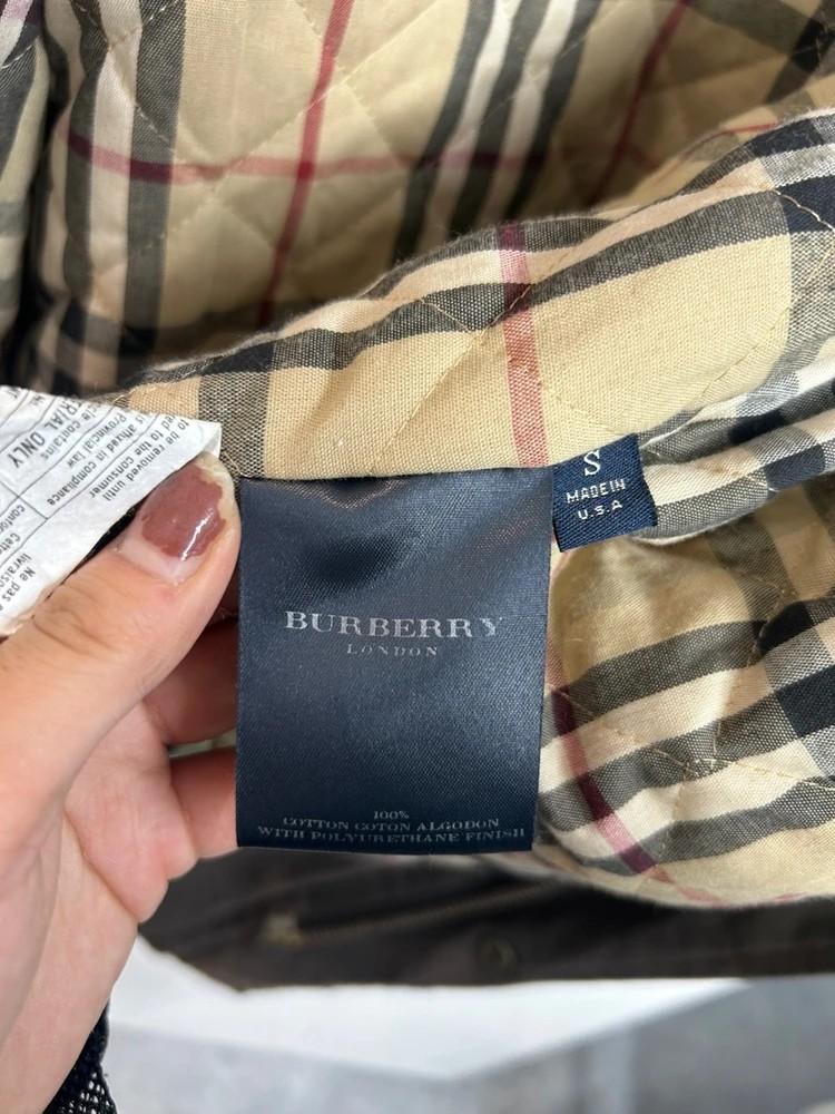 스몰 Burberry 버버리 블루라벨 왁시드 헌팅 자켓 올드 9