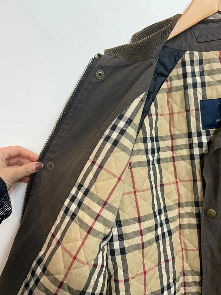 스몰 Burberry 버버리 블루라벨 왁시드 헌팅 자켓 올드 7