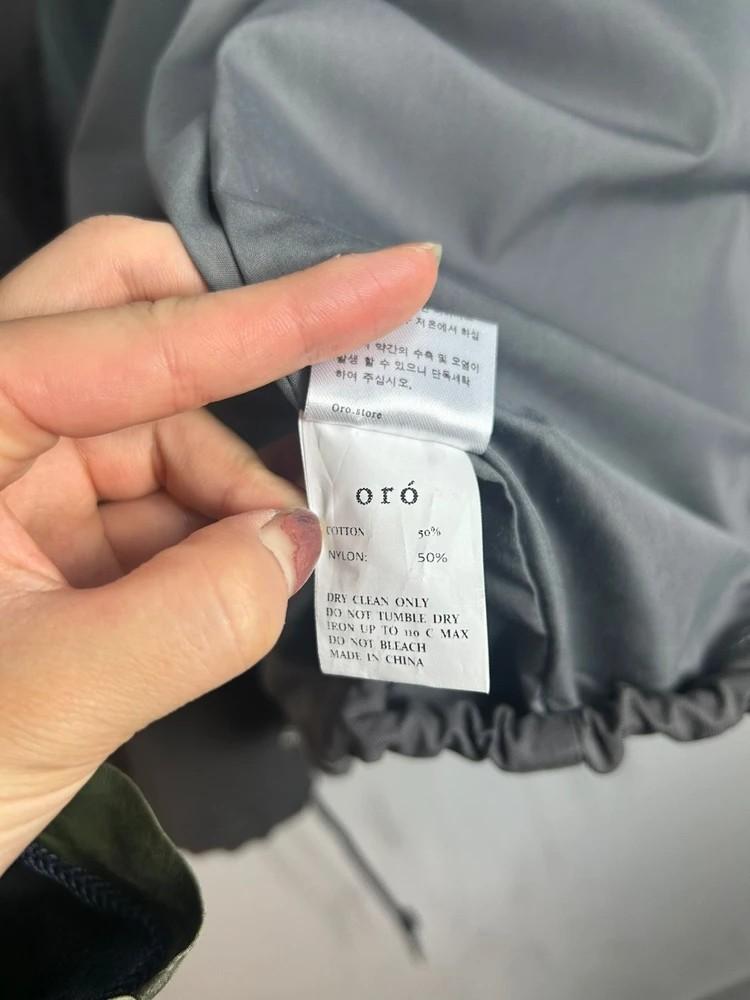 스몰 새상품 오로 ORO 오버핏 필드 숏 자켓 올리브 11